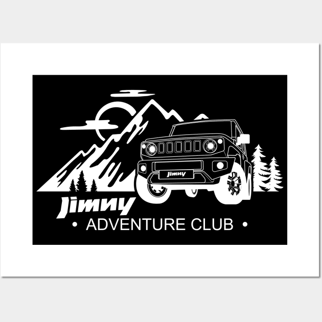 Jimny Adventure Club Wall Art by HSDESIGNS